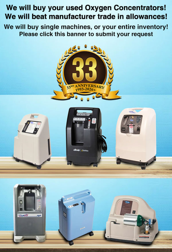 Refurbished & Used Oxygen Concentrators for Sale | Home & Portable