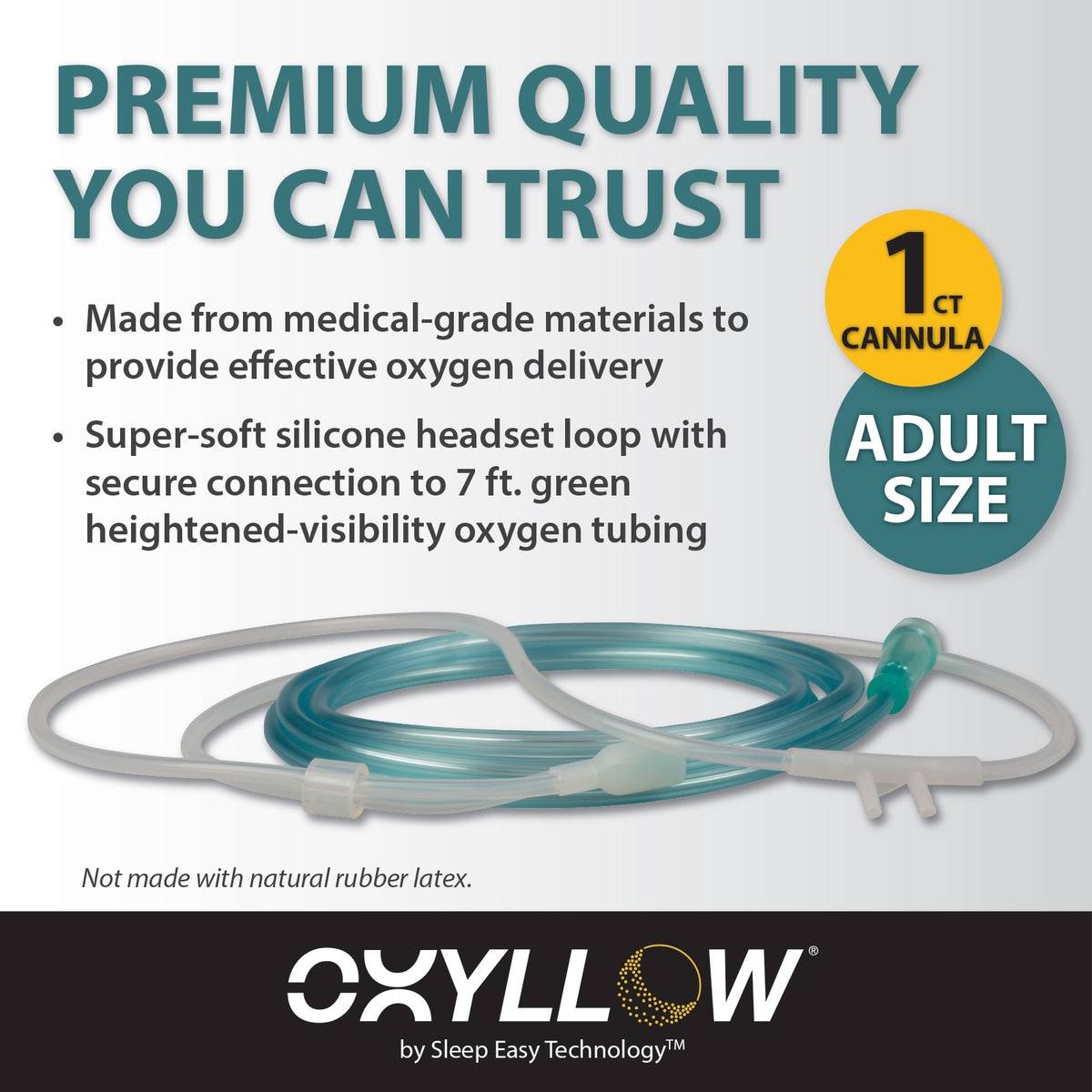 Ultra Soft Oxygen Nasal Cannula with 7 foot Hose