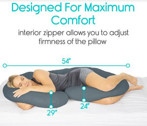 C Shaped Body Pillow