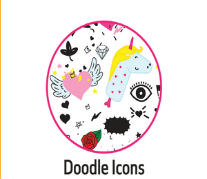 Doodle Icons Crutches