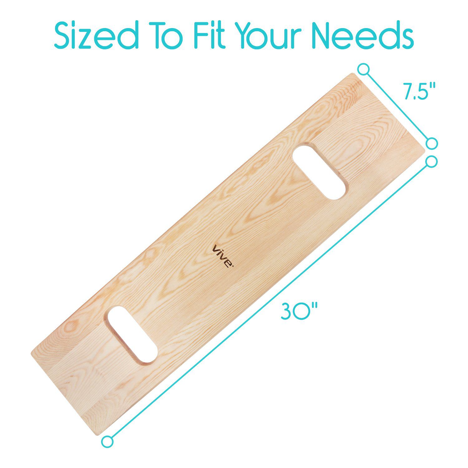 Wooden Transfer Board - oxygenplusmedical