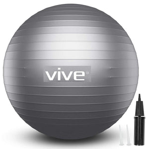 EXERCISE BALL, ANTI-BURST, 19"-22",  WITH HAND PUMP